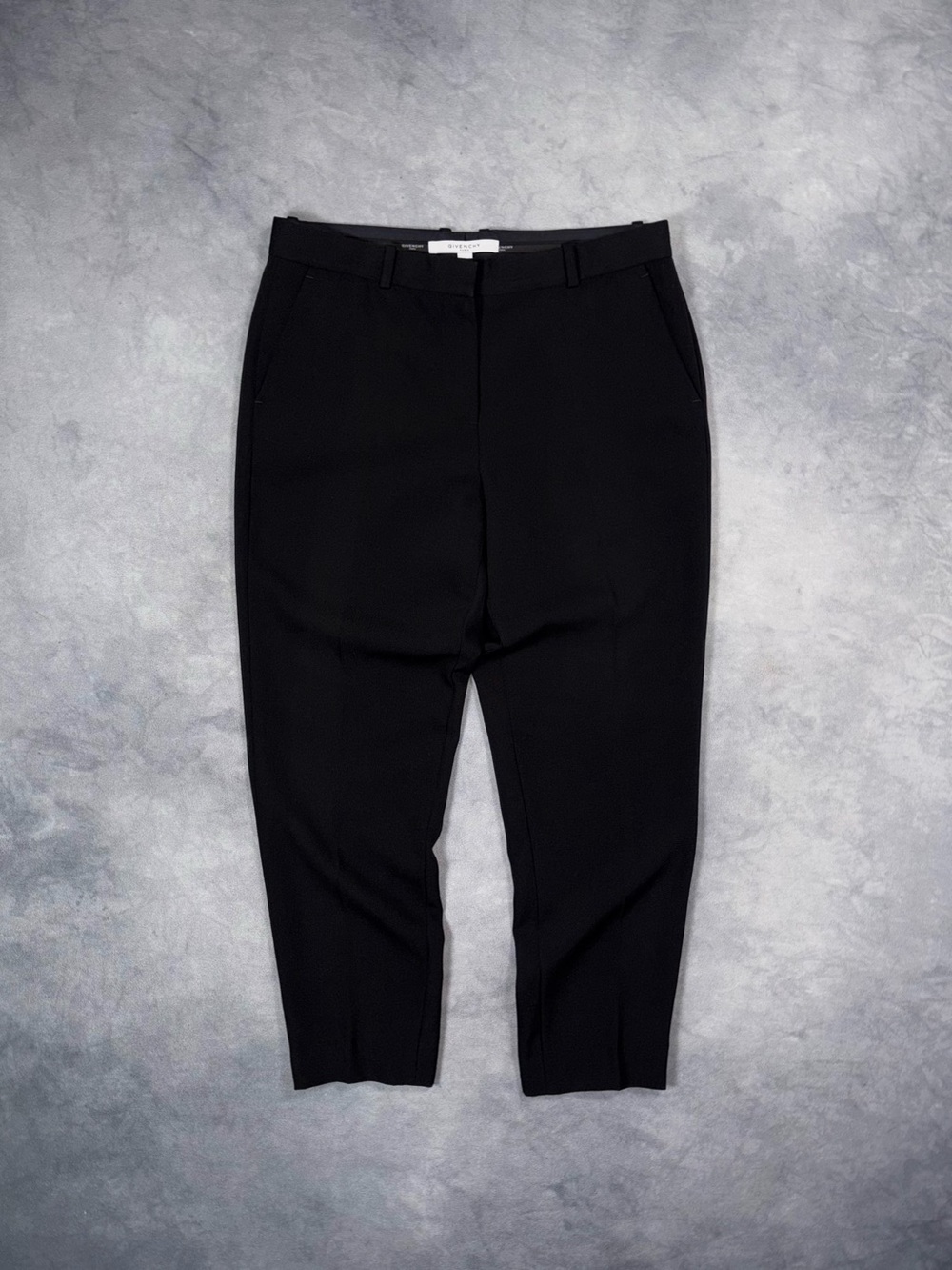 GIVENCHY Paris Black Tailored Cropped Luxury Italian Pants RRP1150$